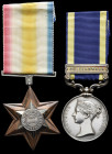 A Maharajpoor Star and Punjab ‘Chilianwala Casualty’ Pair awarded to Ensign William Wilder Warde, 56th Bengal Native Infantry, who was killed in actio...