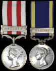 A Fine Lucknow Bridge Action Punjab and Mutiny Pair awarded to Major General Alfred Chicheley Plowden, Bengal Staff Corps, late 50th Bengal Native Inf...