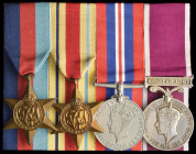 A WW2 Prisoner of War Group of 4 awarded to Corporal R. P. Pinkerton, Royal Army Service Corps, who was taken prisoner of war at Cyrenaica, North Afri...