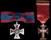 A Rare A.R.R.C. Pair attributed to Assistant Matron R. Molyneux, Queen Mary’s Army Auxiliary Corps, comprising: Royal Red Cross, G.V.R., 2nd class bad...