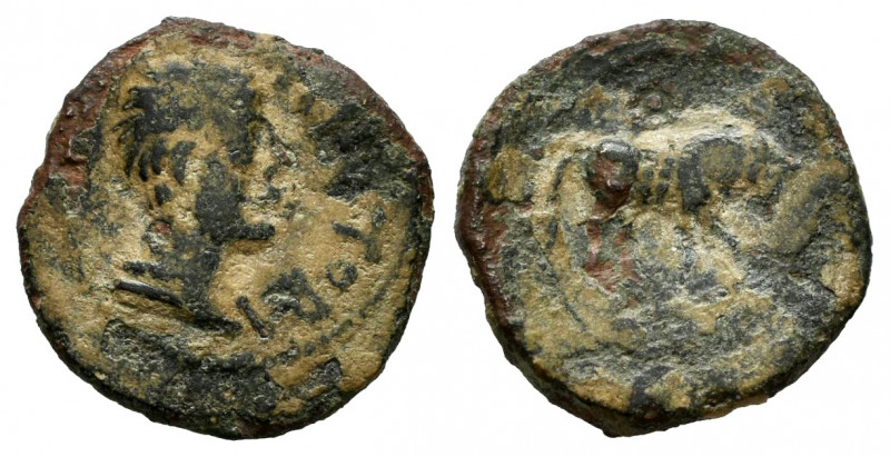 Galia. Pictones. AE 19. 50-30 BC. (De la Tour 4349). (Bmc-196). Anv.: ATECTORI, ...