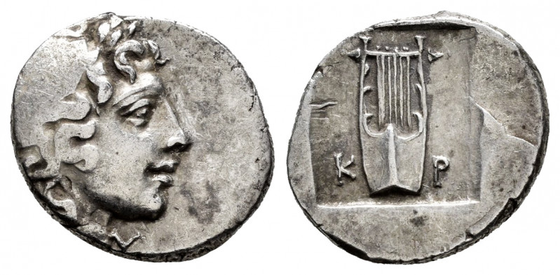 Licia. Kragos. Hemidrachm. 44-18 BC. (Müseler-XI 31). (Troxell-Lycian 84). Anv.:...