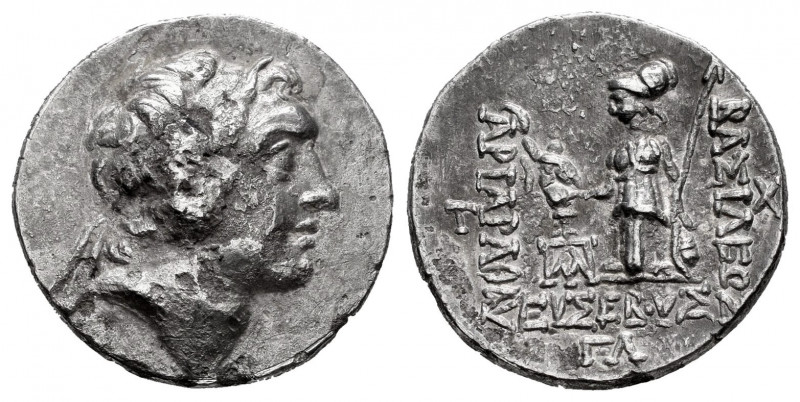 Cappadocian Kingdom. Ariarathes IV Eusebes. Drachm. RY 33 = 131/0 BC. Eusebia-Ma...