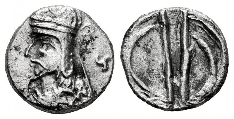 Kingdom of Parthia. Uncertain King. Hemidrachm. Century I BC. (Alram-619). (Sunr...