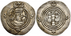 Sassanid Empire. Cosroes II. Drachm. 591-628 AD. (Mitchiner-1141 similar). Ag. 4,08 g. Choice VF. Est...35,00. 


 SPANISH DESCRIPTION: Imperio Sas...