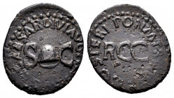 Caligula. Cuadrante. 39 AD. Rome. (Ric-39). Ae. 2,32 g. Almost VF. Est...40,00. 


 SPANISH DESCRIPTION: Calígula. Cuadrante. 39 d.C. Roma. (Ric-39...