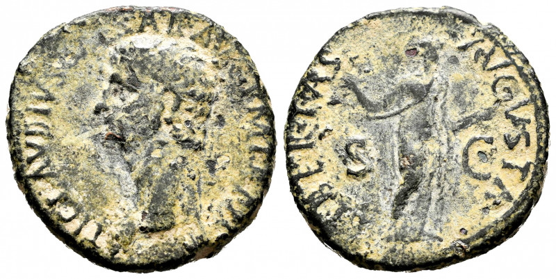 Claudius. Unit. 42-43 AD. Rome. (Ric-113). Anv.: TI CLAVDIVS CAESAR AVG P M TR P...
