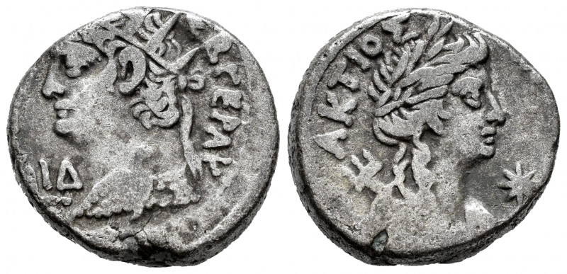 Nero. Tetradrachm. RY 14 = 67/8 AD. Alexandria. (RPC-5317). (Köln-195/6). Anv.: ...