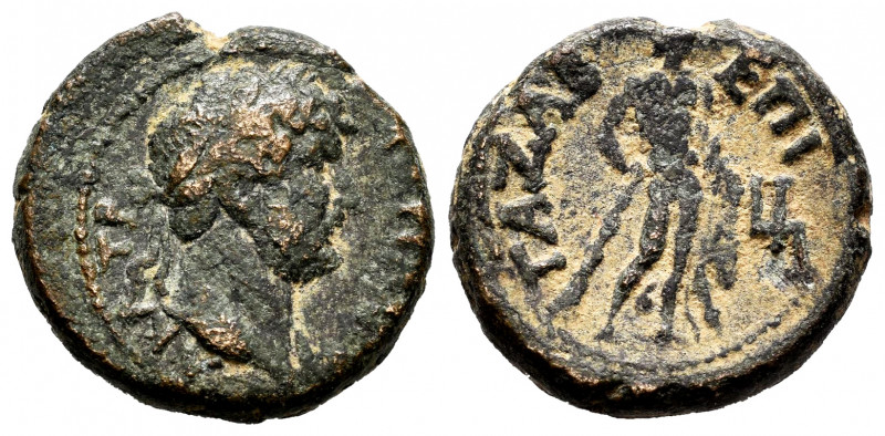 Hadrian. AE 19. 117-138 AD. (130/1 CE). Judaea. Gaza. (Sng Cop-52). Ae. 7,01 g. ...