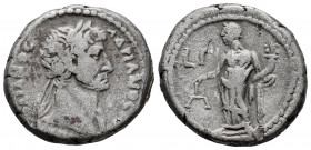 Hadrian. Tetradrachm. RY 3 = 118/9 AD. Alexandria. (RPC-5142). (Dattari (Savio)-1350). Anv.: ΑVΤ ΚΑΙС ΤΡΑΙΑΝΟС ΑΔΡΙΑΝΟС СЄΒ. Laureate bust right, with...