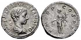 Severus Alexander. Denarius. 222 AD. Rome. (Ric-IV 11). (Rsc-216). Anv.: IMP C M AVR SEV ALEXAND AVG, laureate, draped and cuirassed bust to right . R...