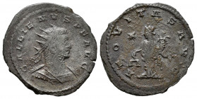 Gallienus. Antoniniano. 261-262 AD. Rome. (Spink-10168). (Ric-627). (Seaby-24b). Rev.: AEQVITAS AVG. Aequitas en pie a izquierda con balanza y cornuco...