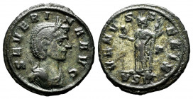 Severina. Denarius. 274-275 AD. Rome. (Ric-6). Anv.: SEVERINA AVG, draped bust right, wearing diadem . Rev.: VENVS FELIX, Venus standing left, holding...