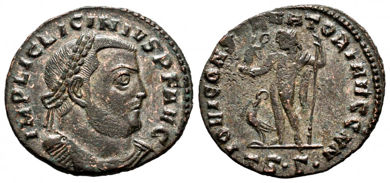 Licinius I. Follis. 316-317 AD. Thessalonica. (Spink-15214). Rev.: IOVI CONSERVA...