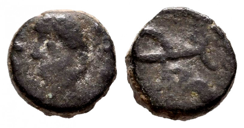 Nummus. Century VI. Emerita (Mérida). (Cru-Group C, Type 171). Anv.: Very elemen...