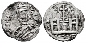 Kingdom of Castille and Leon. Alfonso VIII (1158-1214). Dinero. Mintmark: Stars. (Bautista-312). Ve. 0,69 g. Choice VF. Est...60,00. 


 SPANISH DE...