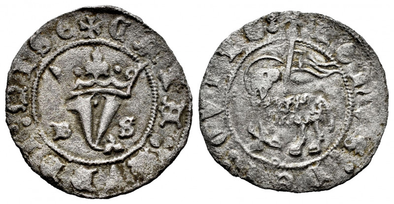 Kingdom of Castille and Leon. Juan I (1379-1390). Blanca del Agnus Dei. Burgos. ...