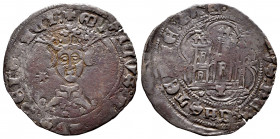 Kingdom of Castille and Leon. Enrique IV (1454-1474). Cuartillo. Cuenca. (Bautista-1007.1). Ve. 2,63 g. Star on the left of the bust. Almost VF. Est.....