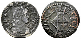 Philip IV (1621-1665). Seiseno. 1649. Barcelona. (Cal-53). Ae. 4,21 g. Almost VF. Est...25,00. 


 SPANISH DESCRIPTION: Felipe IV (1621-1665). Seis...