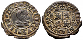 Philip IV (1621-1665). 8 maravedis. 1661. Segovia. S. (Cal-393). (Jarabo-Sanahuja-M541). Ae. 1,95 g. VF. Est...20,00. 


 SPANISH DESCRIPTION: Feli...