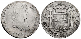 Ferdinand VII (1808-1833). 8 reales. 1820. Lima. JP. (Cal-1253). Ag. 25,81 g. F/Choice F. Est...40,00. 


 SPANISH DESCRIPTION: Fernando VII (1808-...