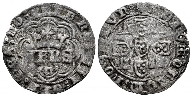 Portugal. D. Joao I (1385-1433). Real (3 1/2 libras). Lisbon. (Gomes-54.05). Ve....