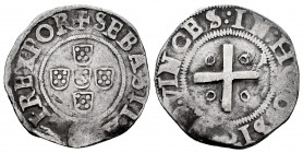 Portugal. 1/2 tostão. Lisbon. (Gomes-37.02). Ag. 3,82 g. VF/Almost VF. Est...70,00. 


 SPANISH DESCRIPTION: Portugal. D. Sebastiao I (1557-1578). ...