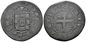 Portugal. D. Pedro, Prince Regent (1667-1683). 10 reis. 1677. (Gomes-12.01). Ae. 13,03 g. Almost VF/F. Est...50,00. 


 SPANISH DESCRIPTION: Portug...