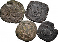 Lot of 4 coins of 2 maravedis of Coruña of the Habsburgs. Ae. TO EXAMINE. Choice F. Est...50,00. 


 SPANISH DESCRIPTION: Lote de 4 monedas de 2 ma...