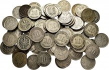 Lot of 82 coins from Germany. 10 Pfennig with variety of years from 1874 to 1915 and mints. Ni. TO EXAMINE. VF. Est...50,00. 


 SPANISH DESCRIPTIO...