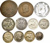 Portugal. Lot of 11 coins, 2 in copper and 9 in silver. TO EXAMINE. F/Choice VF. Est...60,00. 


 SPANISH DESCRIPTION: Portugal. Lote de 11 piezas,...