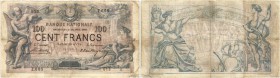 BELGIEN. Banque Nationale de Belgique. 100 Francs 1894, 21. April. Signatur: van Hoegarden - Verstraeten. BB (Billeta Belgica; Ch. Selvais, Les Billet...