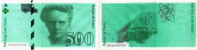 FRANKREICH 5. REPUBLIK (1958-). Banque de France. 500 Francs 1994. Probe / Epreuve / Proof. Mme Curie. Pick 160P. Von grosser Seltenheit / Of high rar...