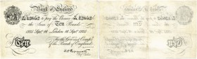 GROSSBRITANIEN. Königreich. Bank of England. Lot. Operation Bernhard Scheine (Fälschungen / Counterfeits). 10 Pounds, London 1935 & 20 Pounds 1933 & 1...