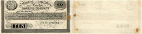 GROSSBRITANIEN. Königreich. National Equitable Labour Exchange. Lot. Stamford & Spalding & Boston Banking Company. 5 Pounds 1903. Vor-Rückseite Stempe...