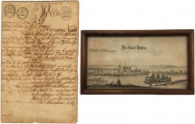 DEUTSCHLAND. Verschiedene Dokumente. Westphalen Königreich. 1812. Kauf- und Verkaufbrief innerhalb der Familie Schnitzler von Beesedau im Königreich W...