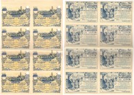 SCHWEIZ. Verschiedene Dokumente. Lotterieblatt der Université de Fribourg über einen Franc vom 22. Februar 1892 (8). Lotterieblatt des Kinderasyls Wal...