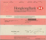 CHINA. Hongkong Bank, The Hongkong and Shanghai Banking Corporation. Share HK$2.50, 1987, Hong Kong. Vorzüglich / Extremely fine.