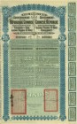 CHINA. Lung-Tsing-U-Haï Railway, 5% Gold Loan, Government of the Chinese Republic. £20, 1913, Bruxelles. Blau/schwarz. Sehr schön / Very fine.
