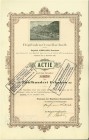 SCHWEIZ. Eisenbahnen / Bergbahnen / Trams etc. Rigibahn-Gesellschaft. Aktie, 1889, Luzern. Lot 5 Stück: Abbildung der Rigibahn nach einem Entwurf des ...