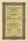 SCHWEIZ. Industrie / Energie. Fabrik für Medizinal- und Malz-Nährpräparate Medumag AG. Aktie Fr. 1000.-, 1925, Egnach. Vorzüglich / Extremely fine.
D...