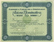 SCHWEIZ. Diverse. Fabbrica Tabacchi Brissago. Namenaktie Fr. 500.-, 1921, Brissago. Sehr schön / Very fine.