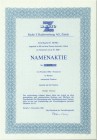 SCHWEIZ. Diverse. Radio Z Radiowerbung AG. Namenaktie Fr. 1'000.-, 1983, Zürich. Unterschrieben von und ausgestellt auf Peter Felix als Präsident des ...