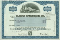 USA. Playboy Enterprises, Inc. Common Stock $1, 1981, Delaware. Mit Faksimile Unterschrift Hugh Hefner. Vorzüglich / Extremely fine.