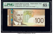 Canada Bank of Canada $100 2003-09 Pick 105d BC-66bA Replacement PMG Gem Uncirculated 65 EPQ. 

HID09801242017

© 2020 Heritage Auctions | All Rights ...