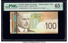 Canada Bank of Canada $100 2003-06 Pick 105c BC-66aA Replacement PMG Gem Uncirculated 65 EPQ. 

HID09801242017

© 2020 Heritage Auctions | All Rights ...
