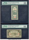 China Ho Pei Metropolitan Bank; Shangtung Min Sheng Bank 4 Coppers; 20 Cents 1938; 1936 Pick S1710J; S2732 PMG Choice About Unc 58 EPQ; Choice Uncircu...