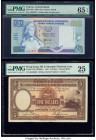 Cyprus, Hong Kong, India & Isle of Man group Lot of 4 Graded Examples PMG Gem Uncirculated 65 EPQ (2); About Uncirculated 53; Very Fine 25. Pick 60Ac ...