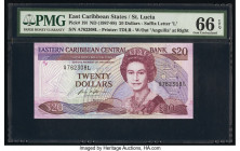 East Caribbean States Central Bank, St. Lucia 20 Dollars ND (1987-88) Pick 19l PMG Gem Uncirculated 66 EPQ. 

HID09801242017

© 2020 Heritage Auctions...
