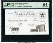 Ghana Bank of Ghana 1000 Pounds 1.7.1958 Pick 4 PMG Choice Uncirculated 64. 

HID09801242017

© 2020 Heritage Auctions | All Rights Reserved
